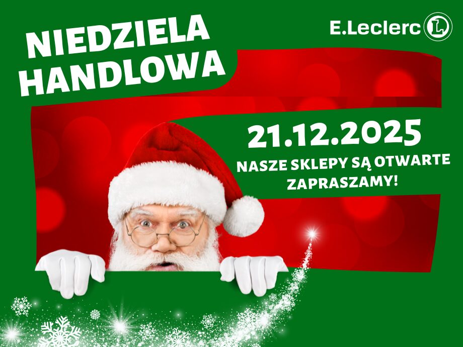 niedziela handlowa 21.12
